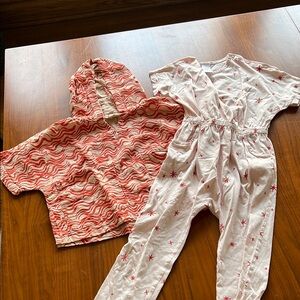 Red and White Kids' Outfit Set